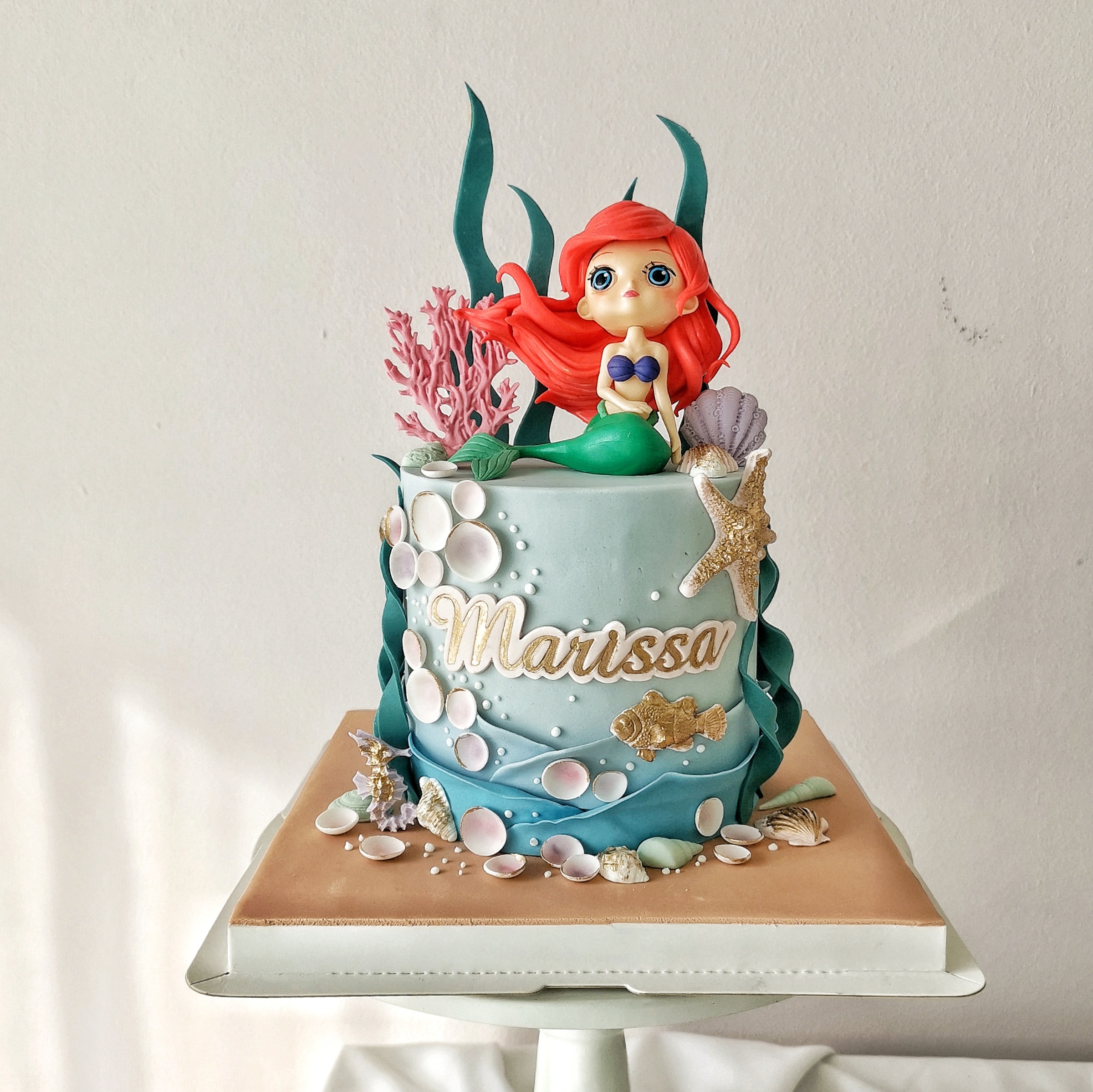 1 PC The little mermaid Ariel cake topper little mermaid cake decoration  toys | Shopee Malaysia