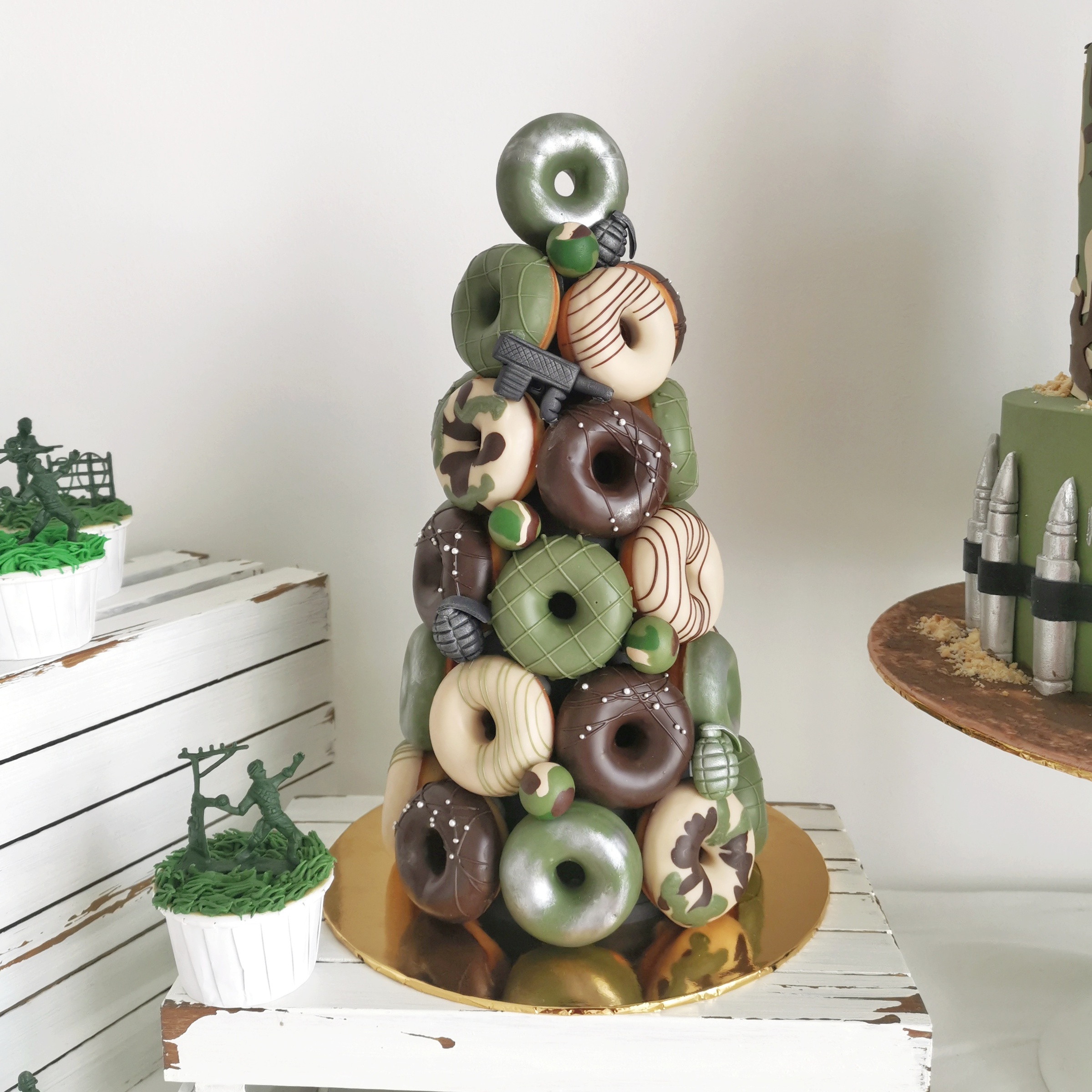 How To Construct Your Own Minnie Donut Tower! 