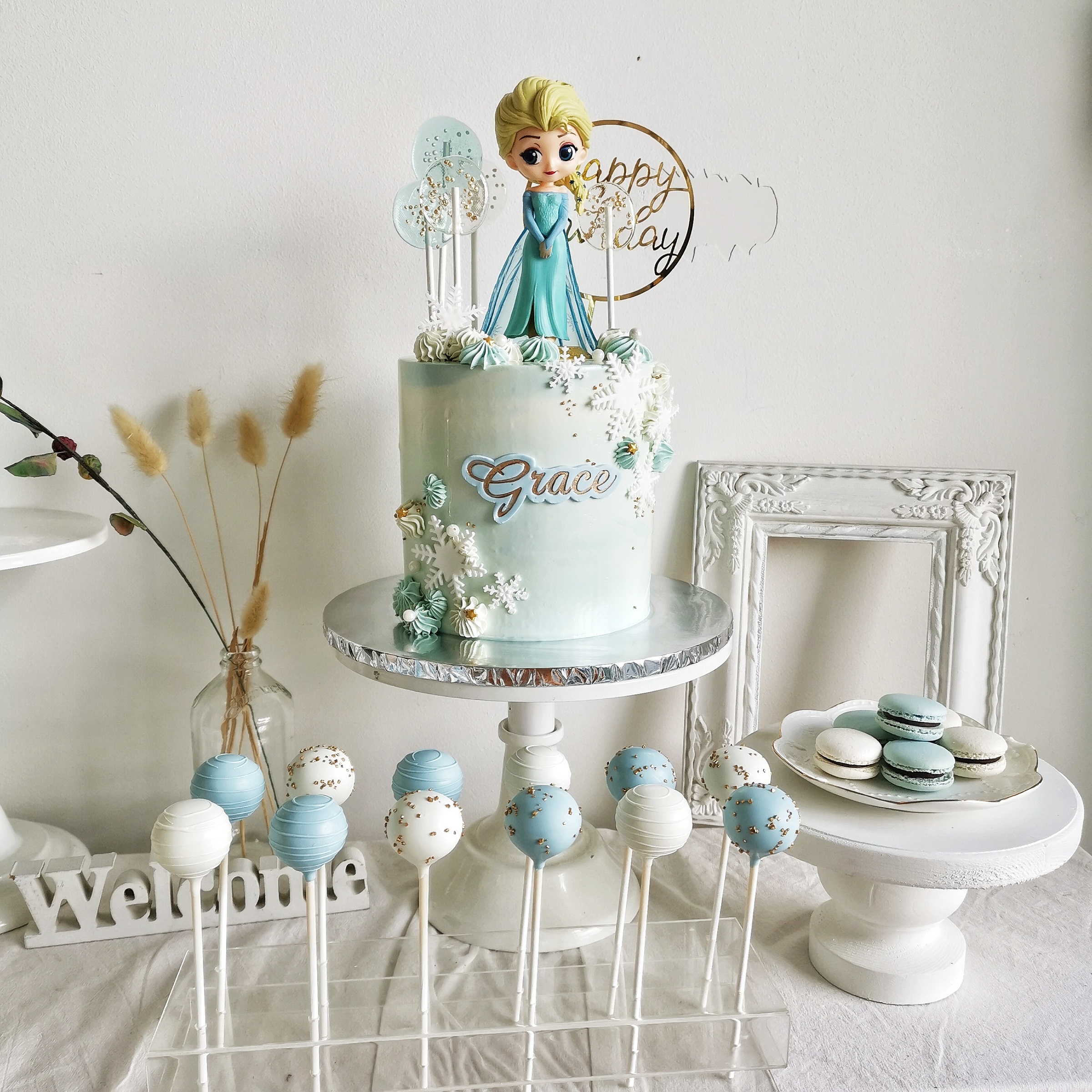 Frozen Queen Elsa Winter Wonderland Themed Birthday Cake Set | eBay