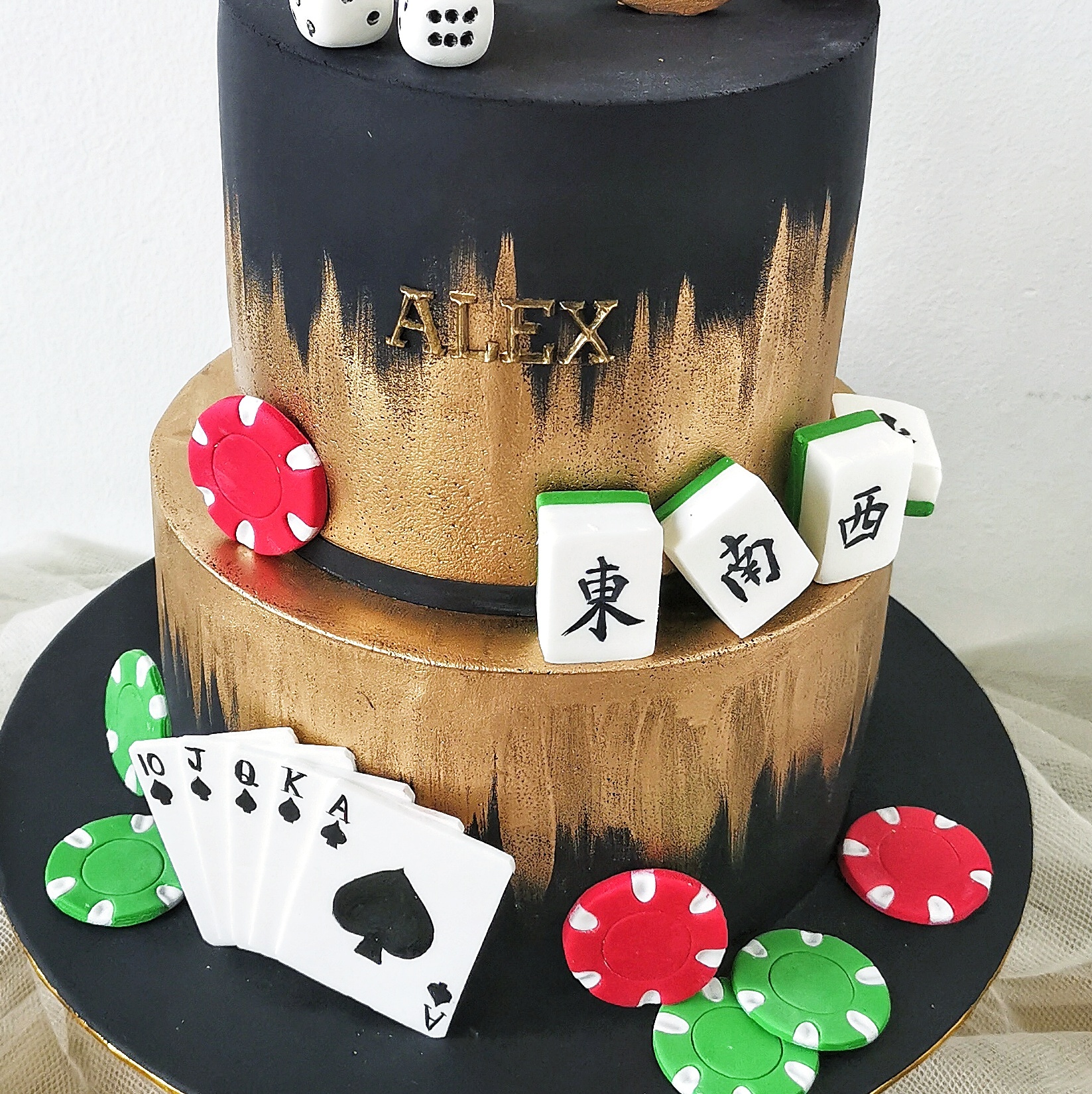 Casino Themed 40th Birthday Cake | Fabulous Cakes