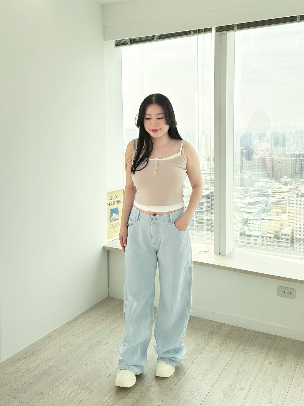 (正韓)假兩件背心 (5)