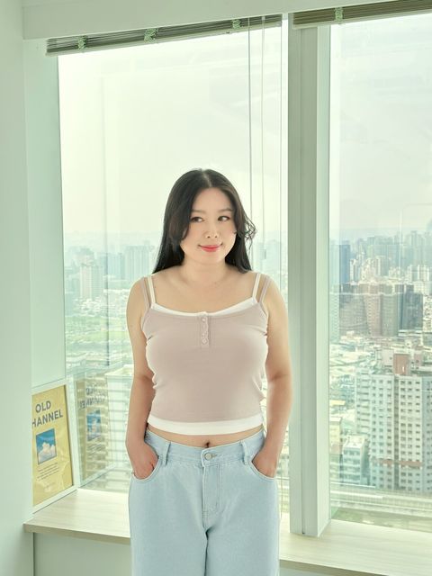 (正韓)假兩件背心 (2)