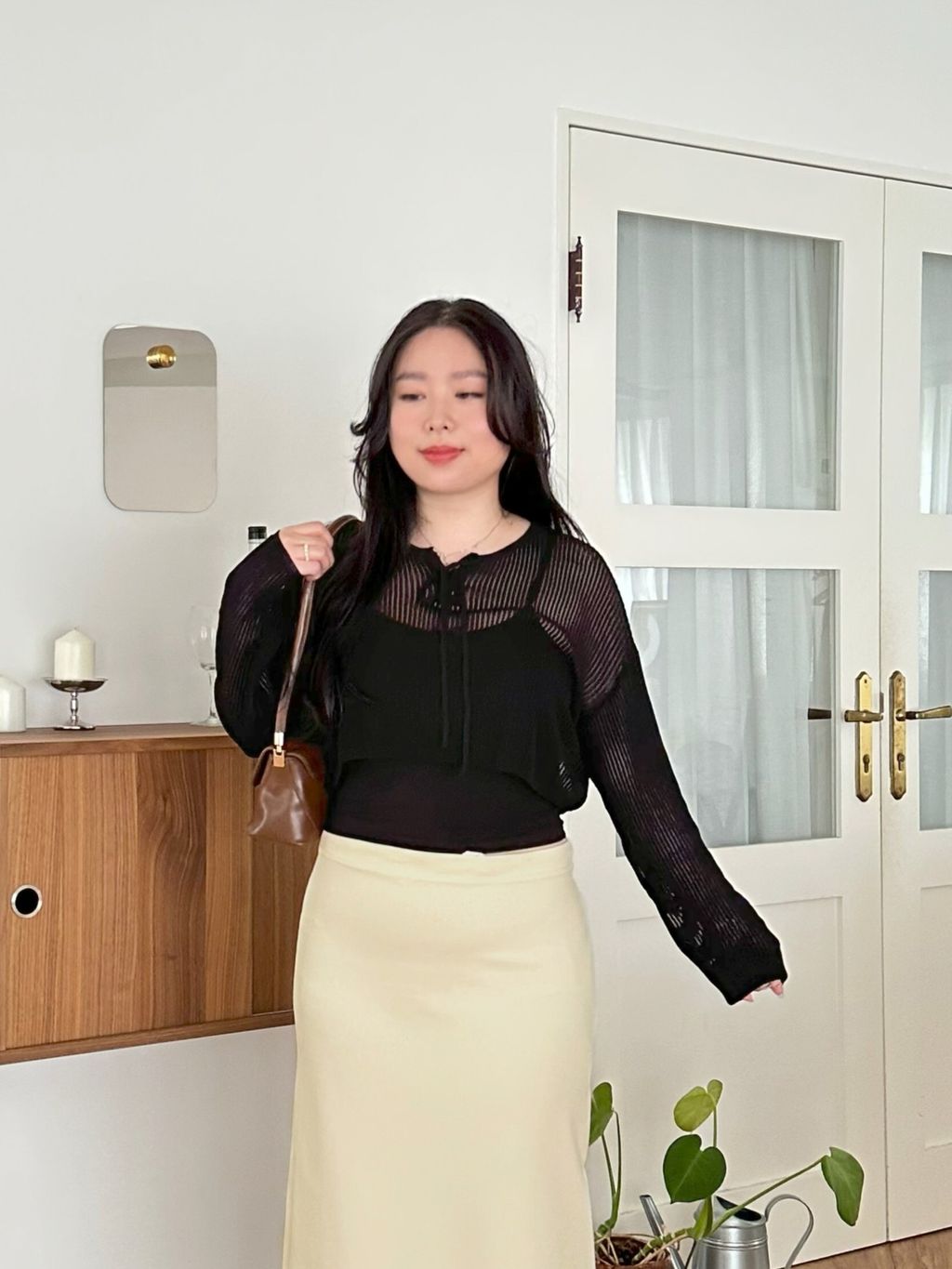 俏皮蝴蝶結螺紋背心(附胸墊) (7)