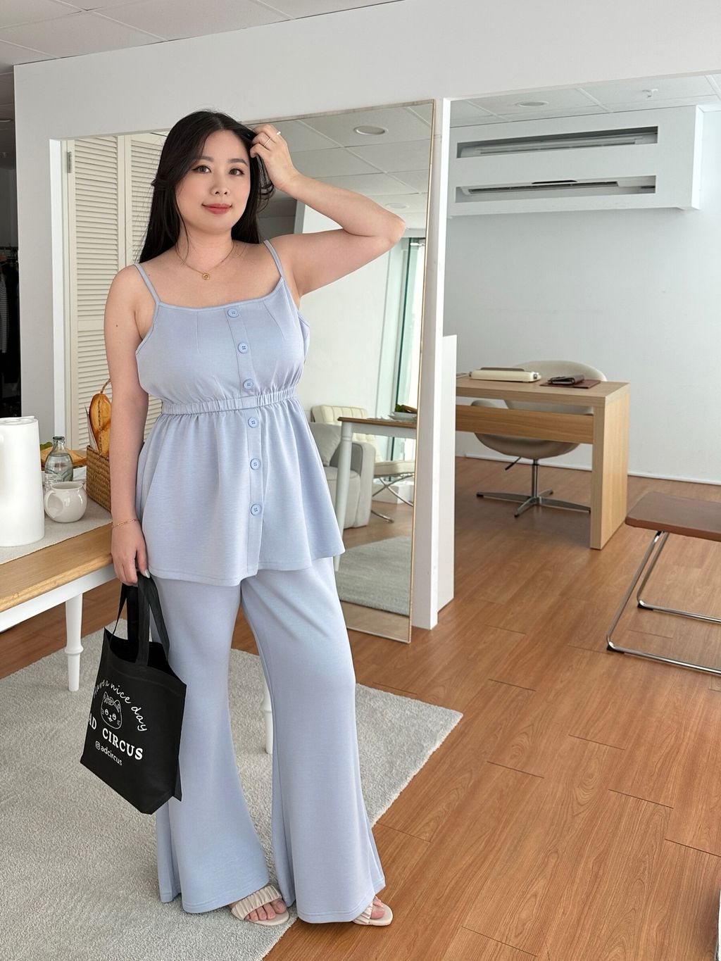 歐膩感背心長褲SET (1)