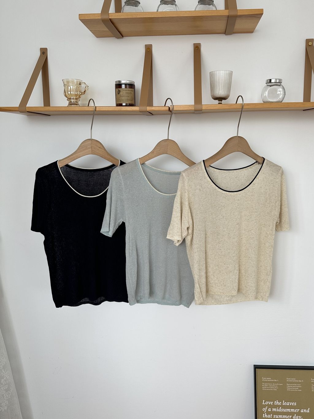 三色拼邊針織T (8)