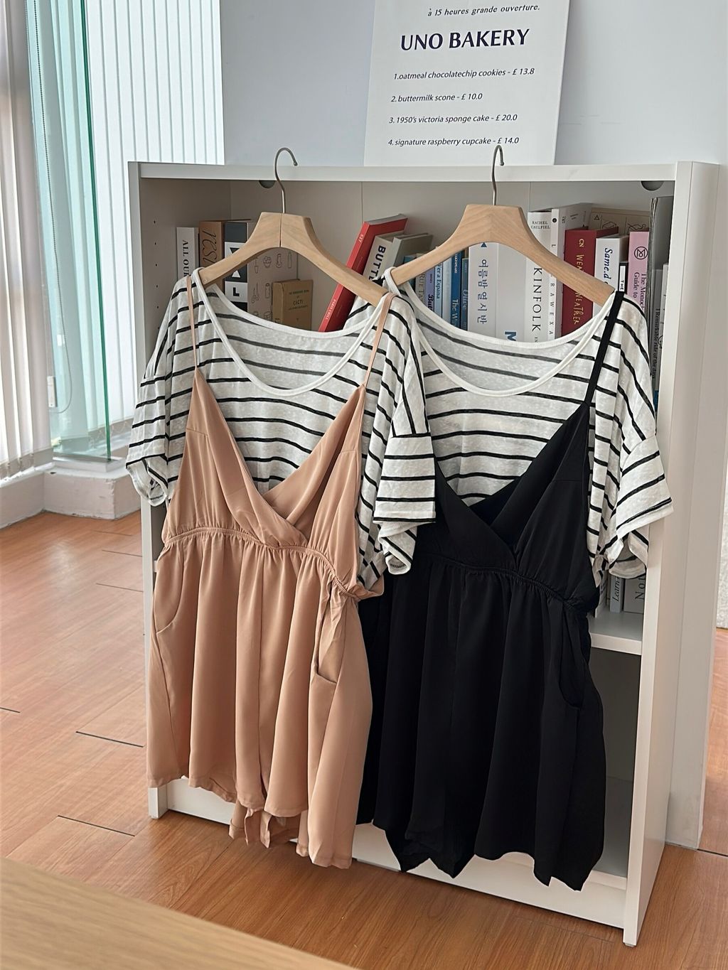 雪紡連身褲套裝 (6)