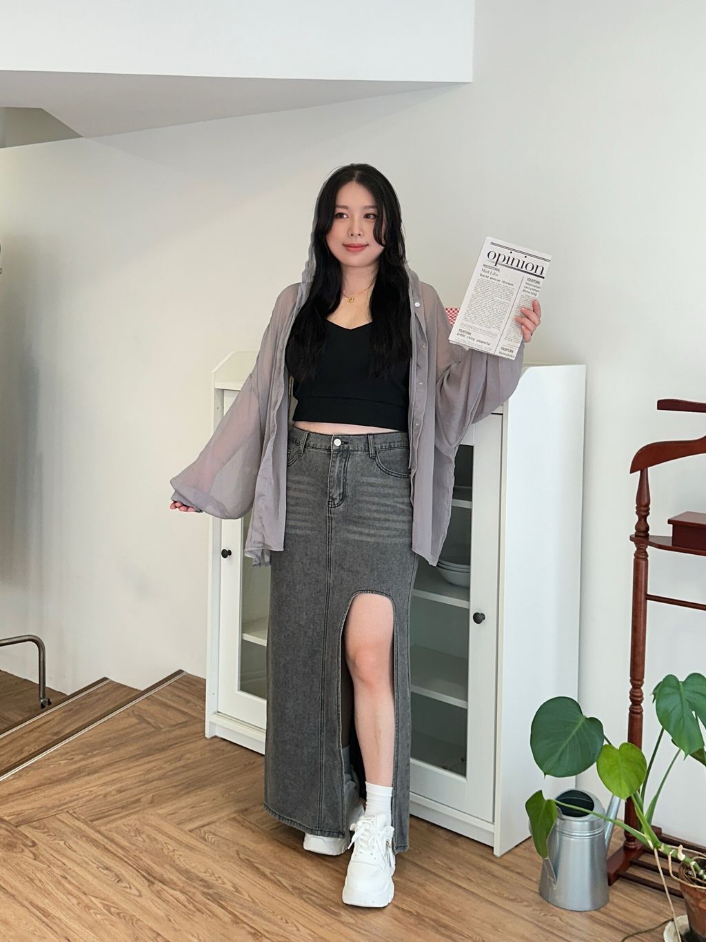 雪紡連帽罩衫 (8)