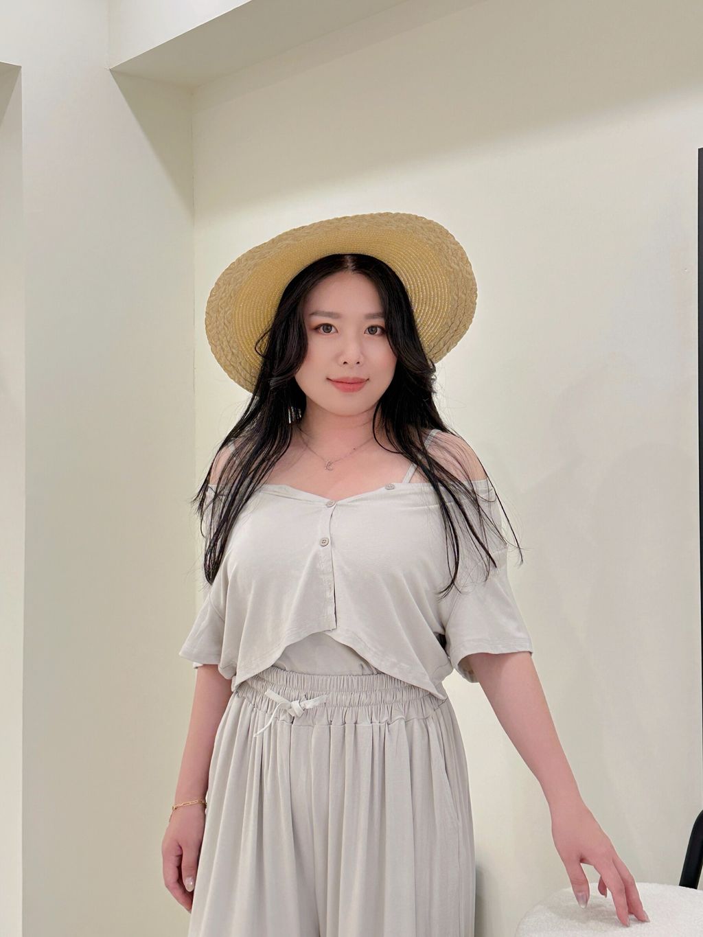 輕感三件式套裝(附胸墊) (5)