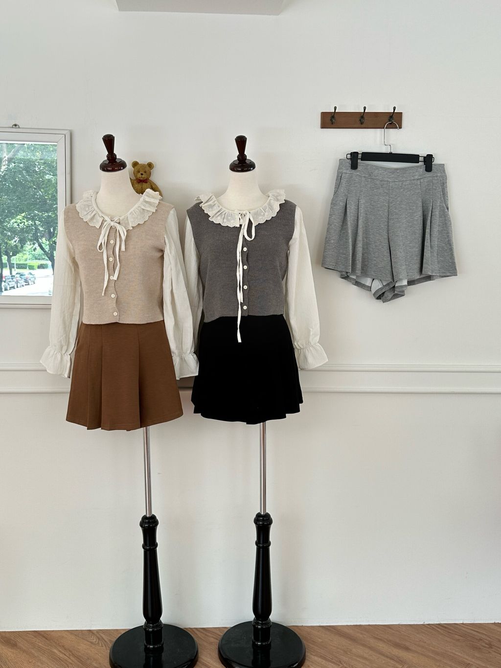 A字雙褶短褲 (13)