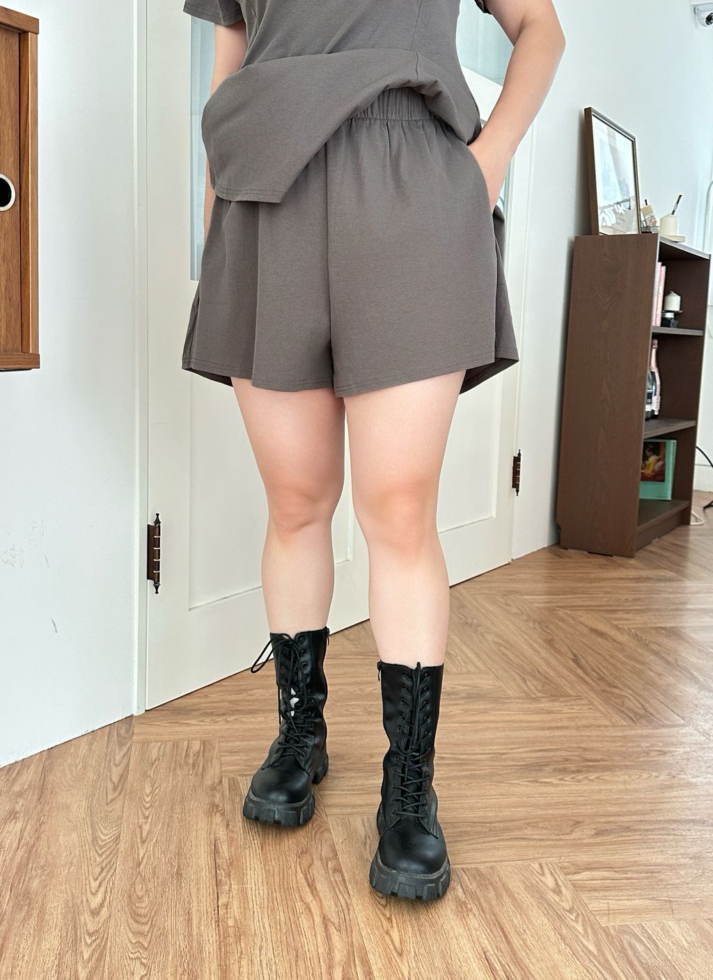 氣質襯衫洋SET (7)