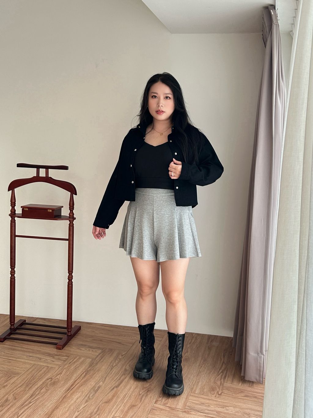 翻領牛仔外套 (3)