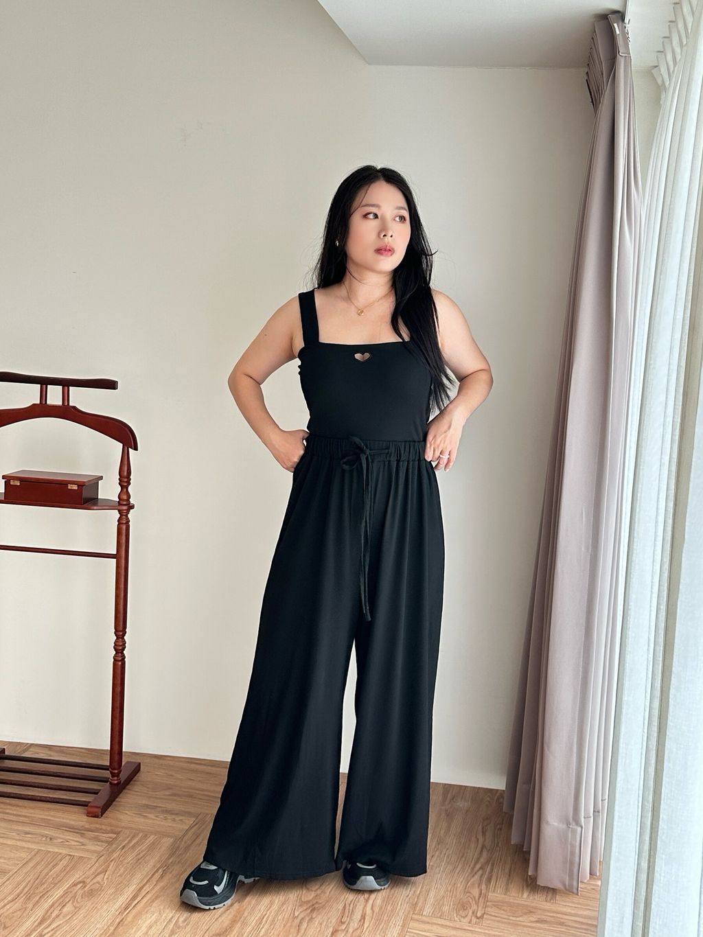 鏤空愛心寬肩帶套裝(附胸墊) (5)