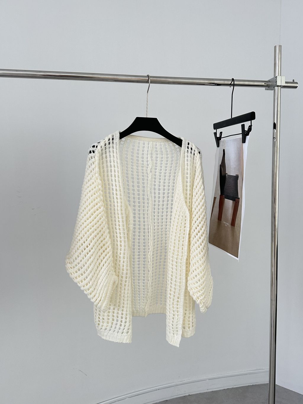 簍空燈籠袖罩衫 (11)