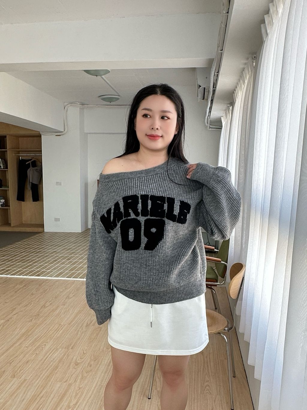 毛毛英文字母毛衣 (10)