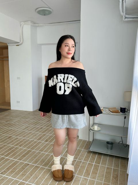 毛毛英文字母毛衣 (14)