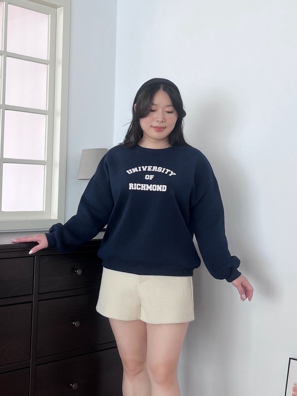 字母刷絨大學T (8)