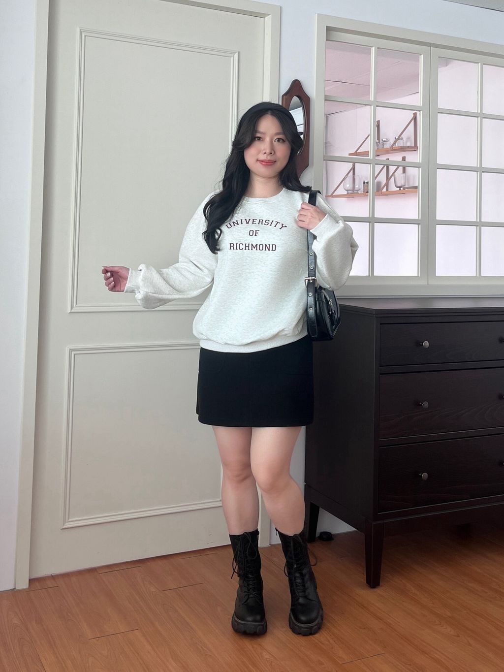 字母刷絨大學T (4)