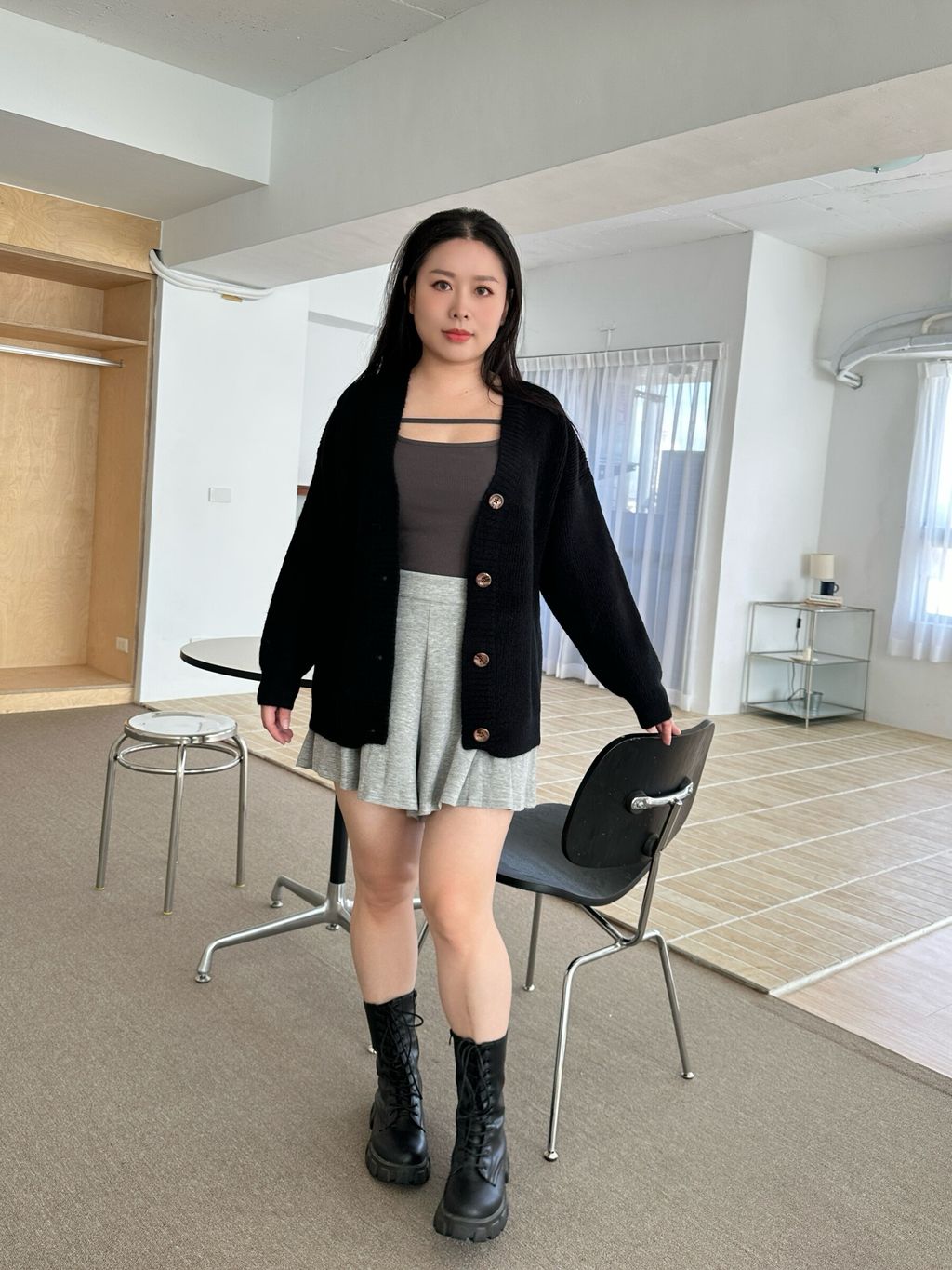 粗針中長外套 (10)