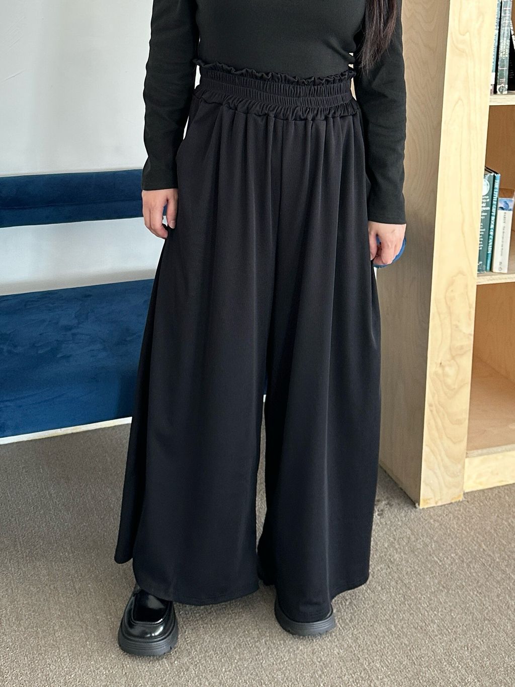 (正韓)高腰收腹寬褲 (7)