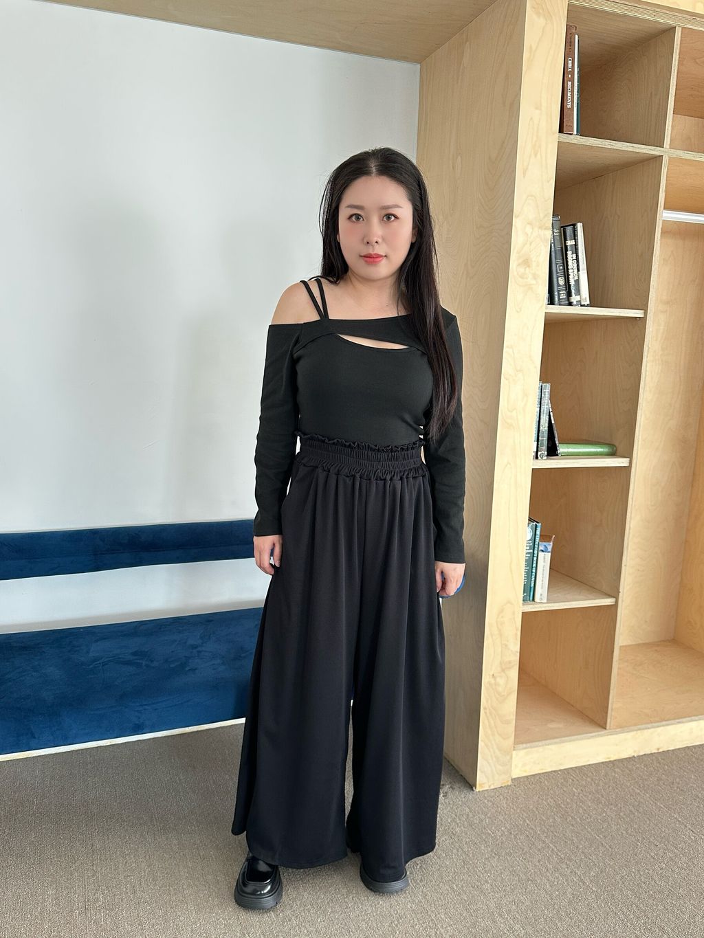 (正韓)高腰收腹寬褲 (2)