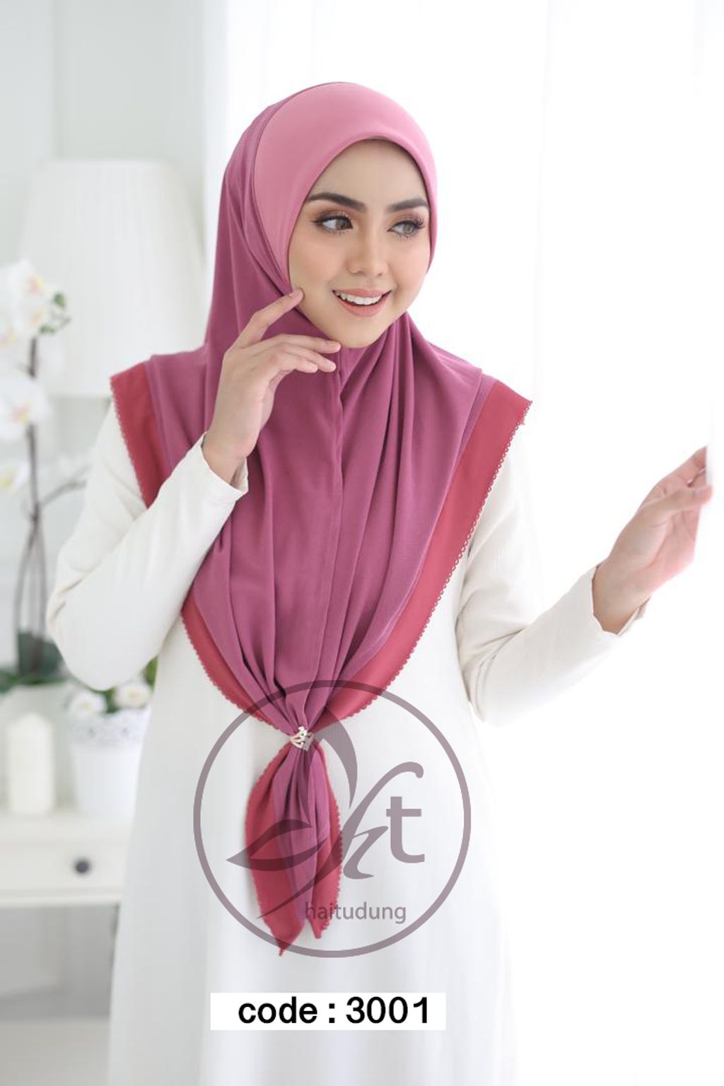 INSTANT SHAWL PLAIN HT code 3001 – haitudung
