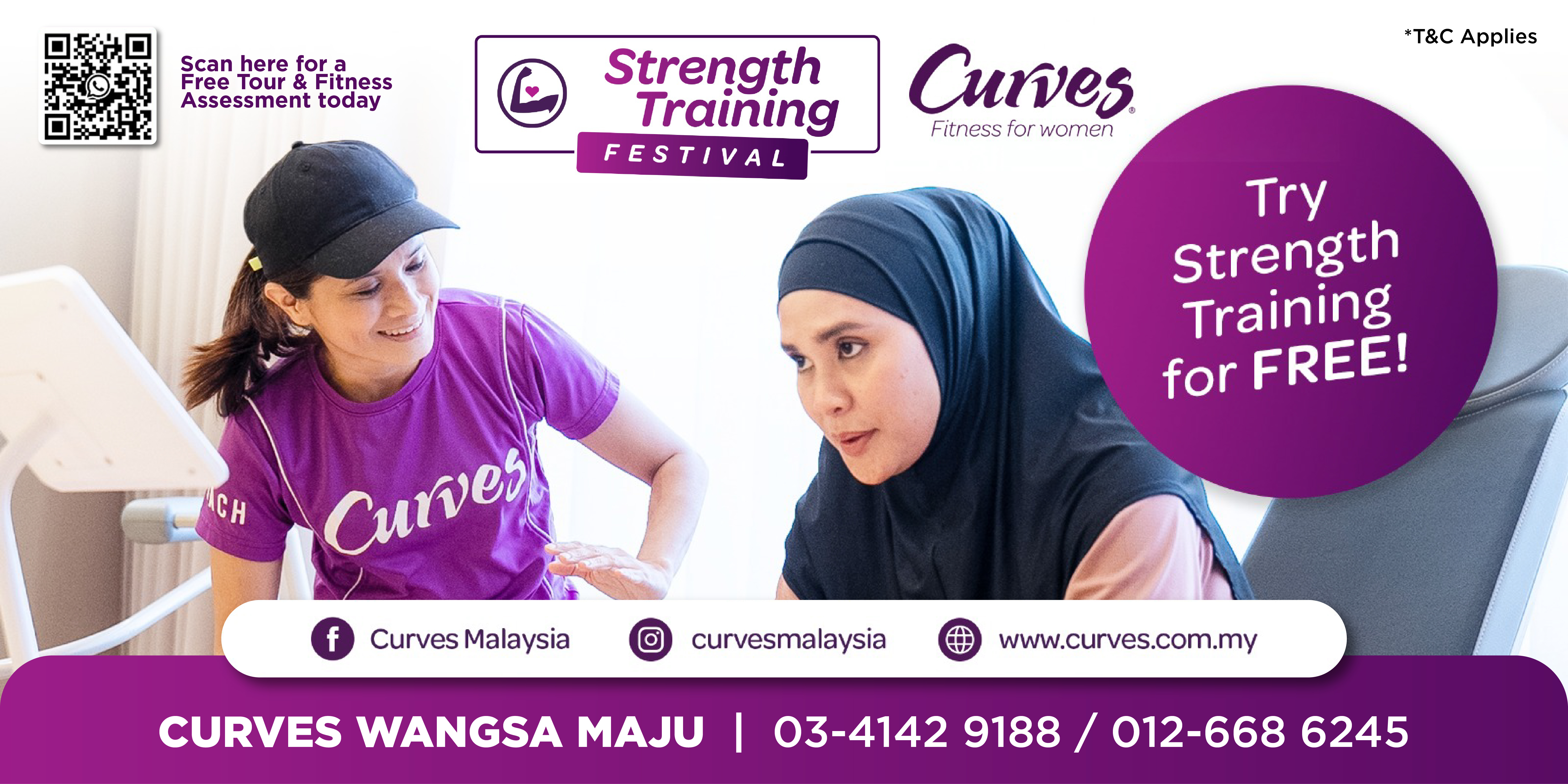 Try Strength Training for FREE at Curves Wangsa Maju !