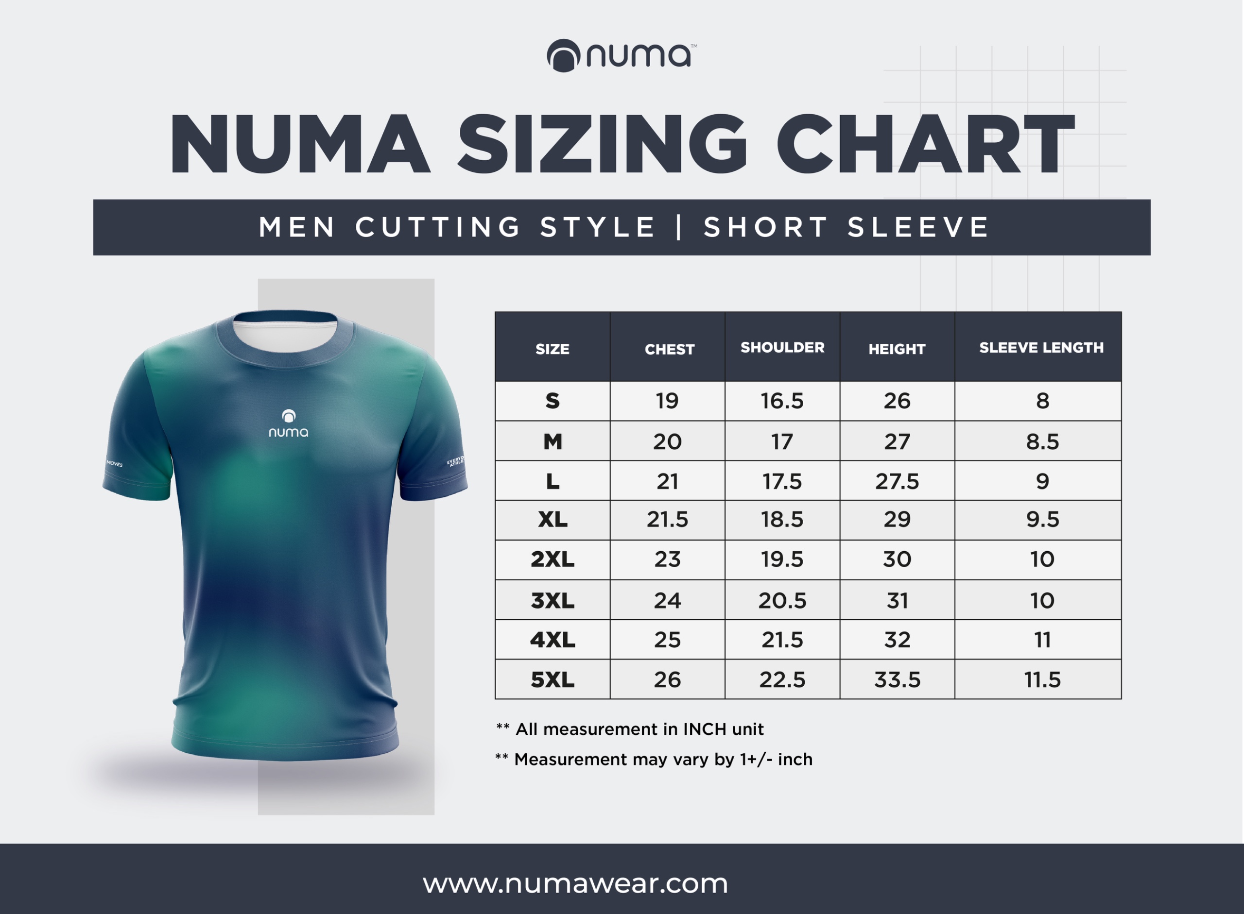 size chart SS