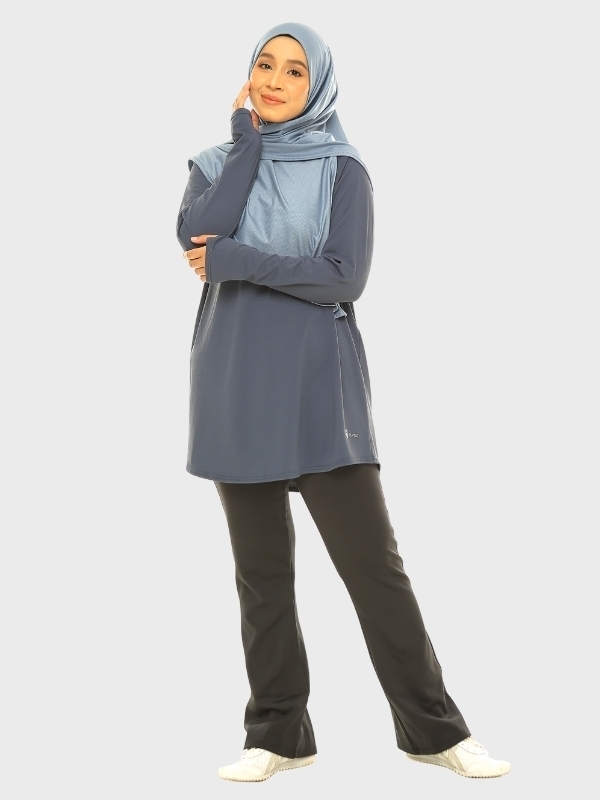 numa-baju-sukan-fit-greyish-blue