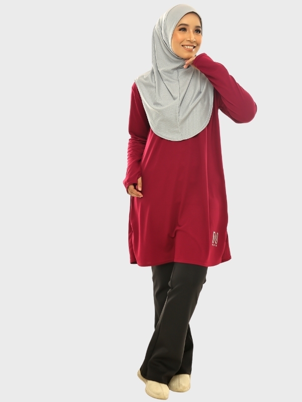 numa-muslimah-sport-tshirt-bella-maroon-red