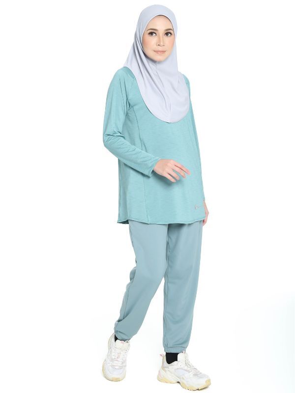 numa-mode-tshirt-sukan-labuh-teal-green