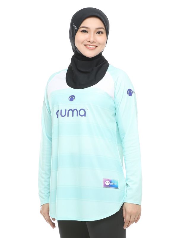 numa-baju-sukan-labuh-mint-green