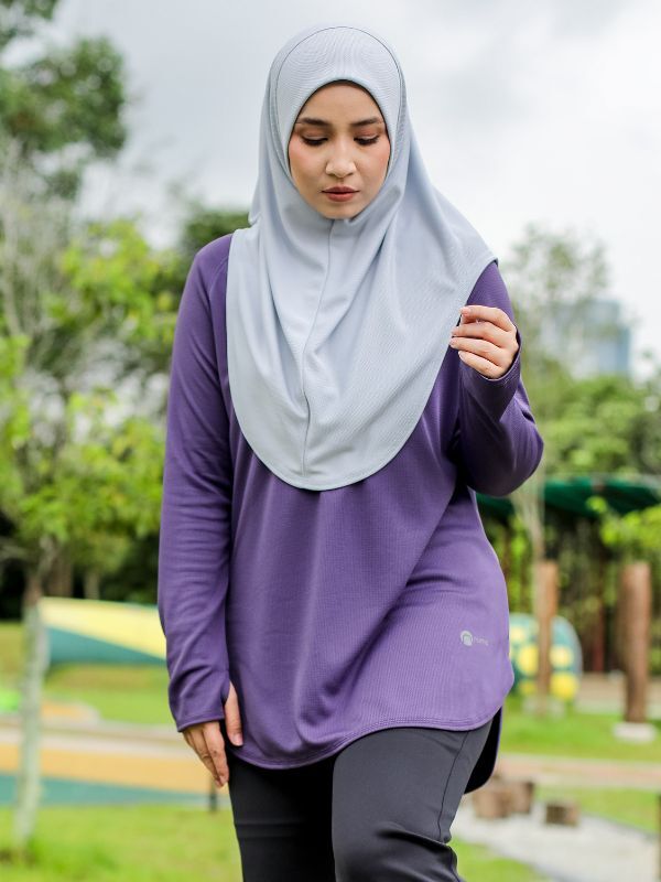 chill modest top royal purple