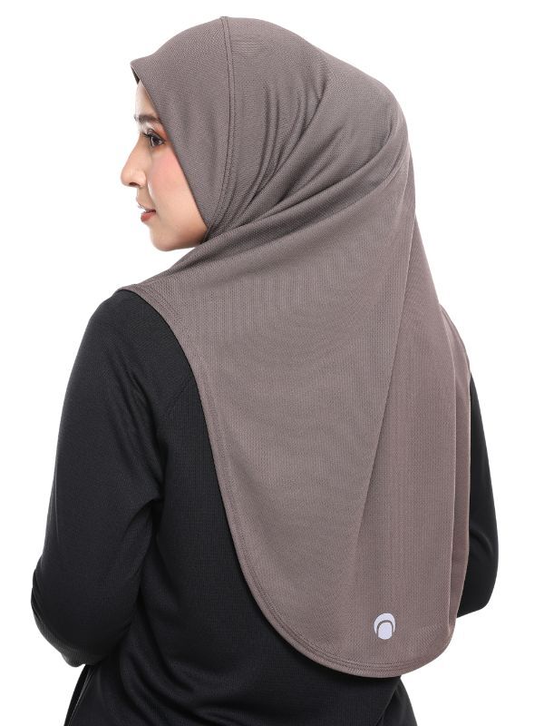 tudung sukan adra mocha