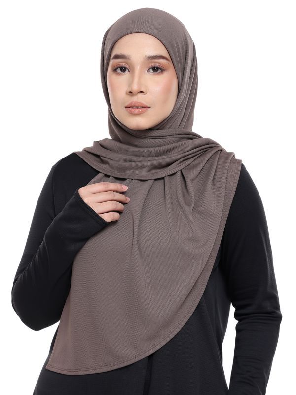 AKTIV hijab in mocha