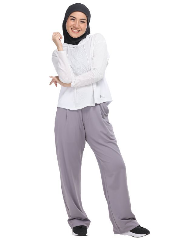 LUNA wide pants - grey (4)