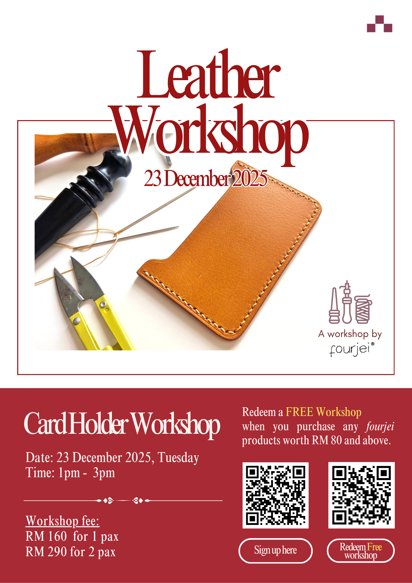 Leather Charm Workshop (IG-2)