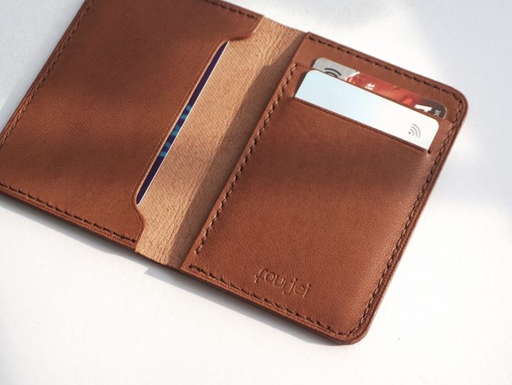 Bifold Card Wallet - Brown (3)