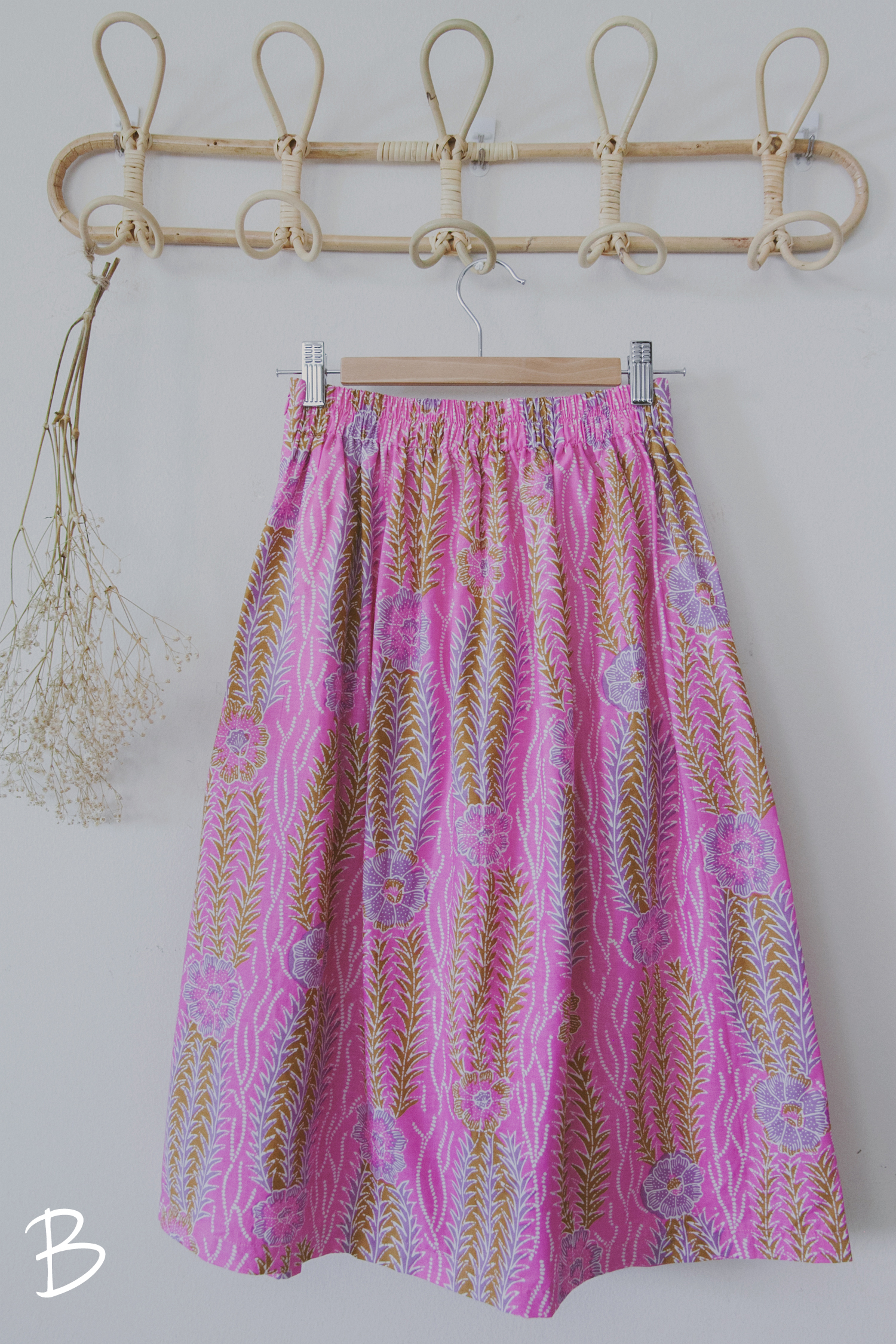 Niah+Co Batik Pleated Gathered Skirt  -09.jpg