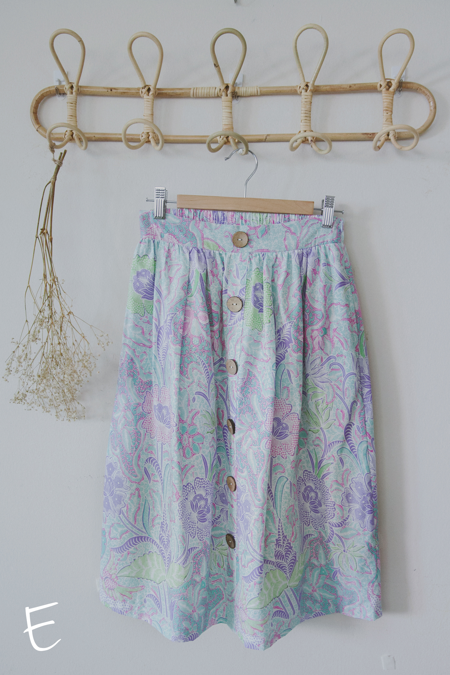 Niah+Co Batik Pleated Gathered Skirt  -17.jpg