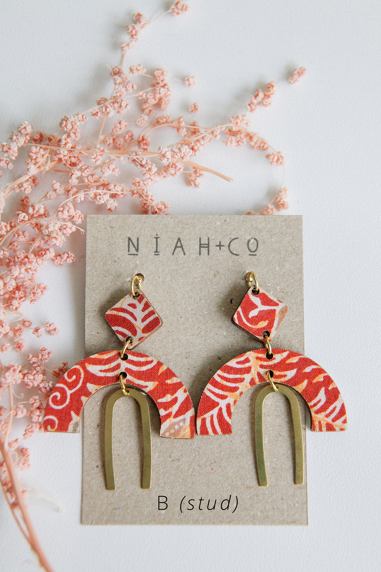 Niah+Co Batik _Earrings_Wooden_002