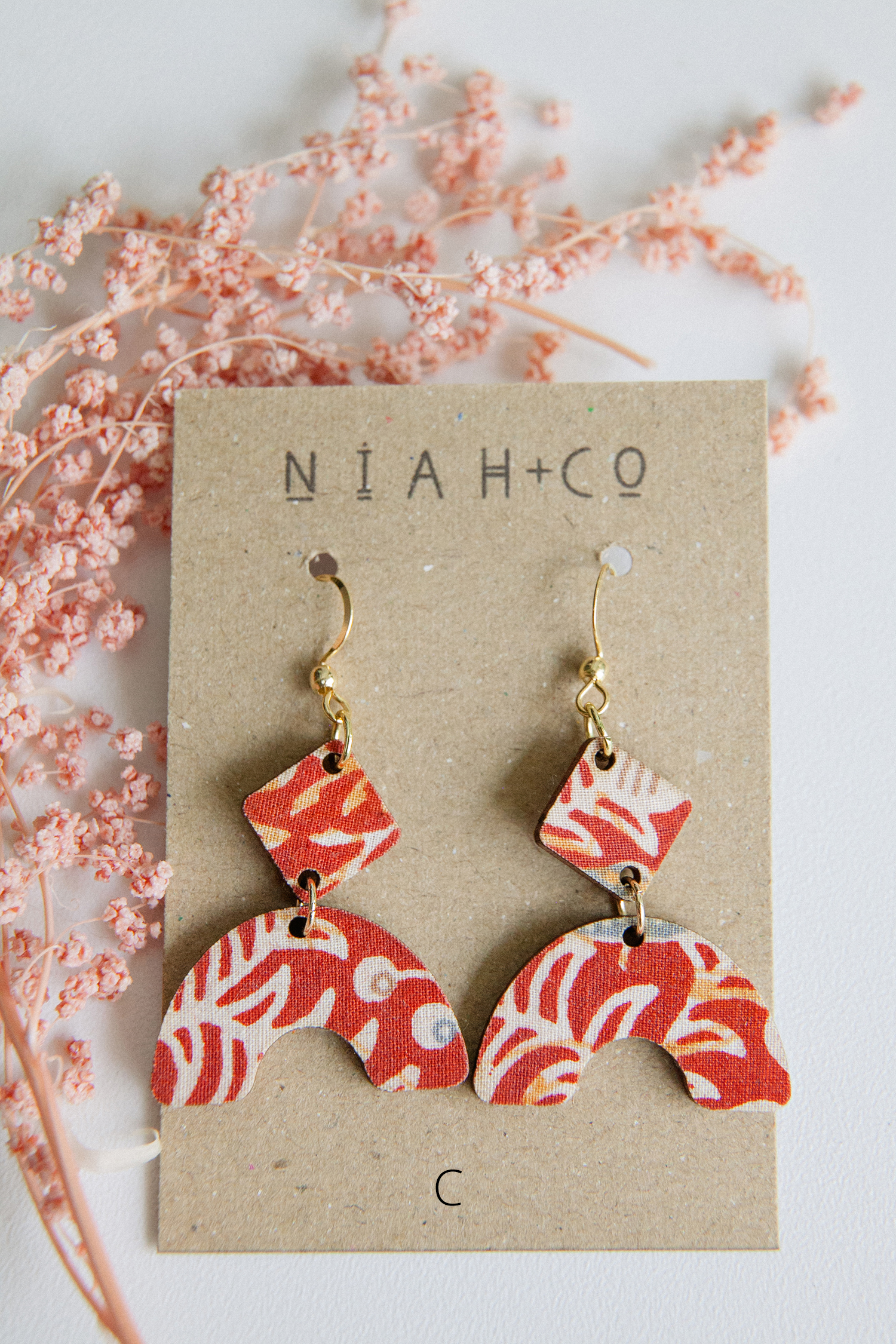 Niah+Co Batik _Earrings_Wooden_003