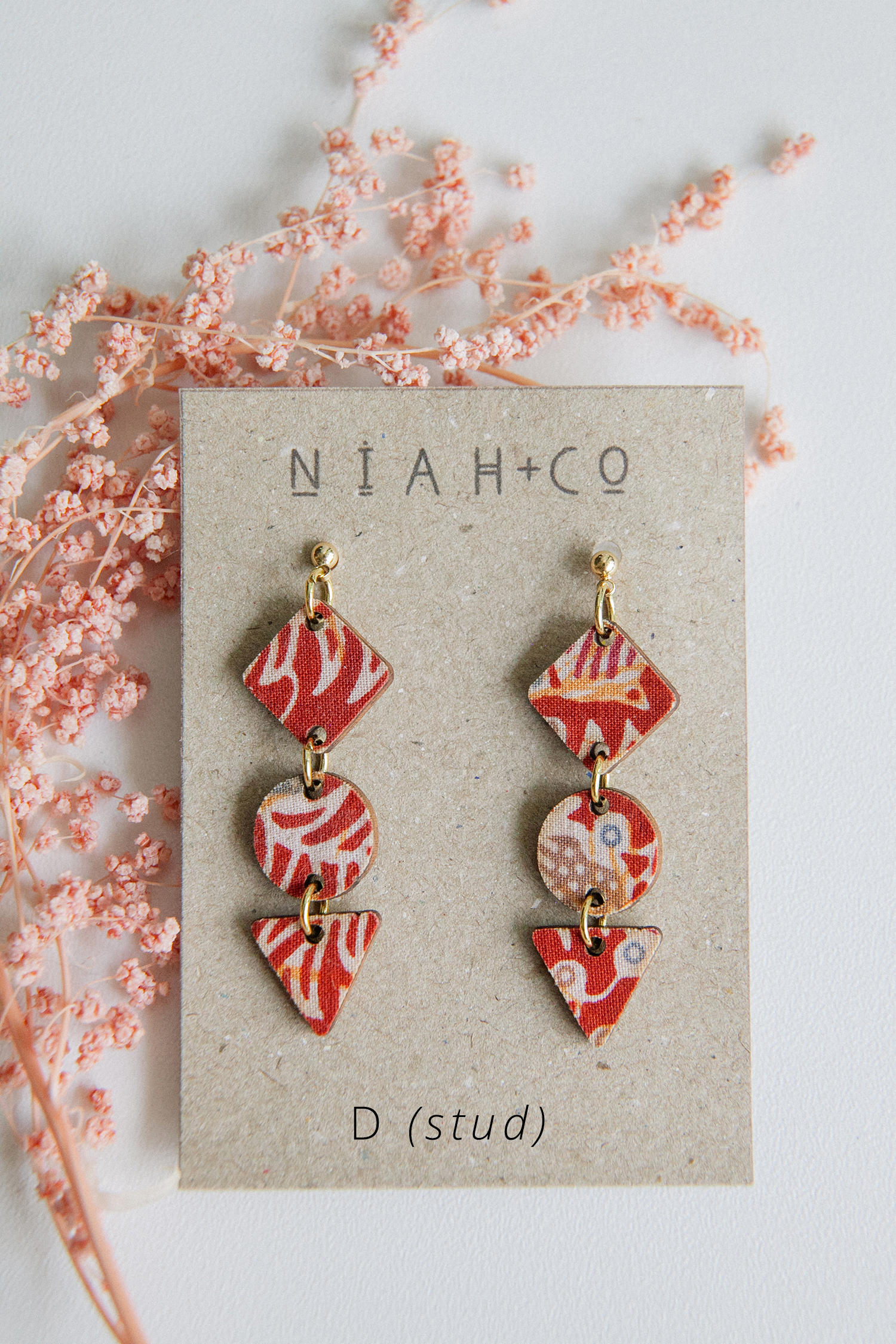 Niah+Co Batik _Earrings_Wooden_004