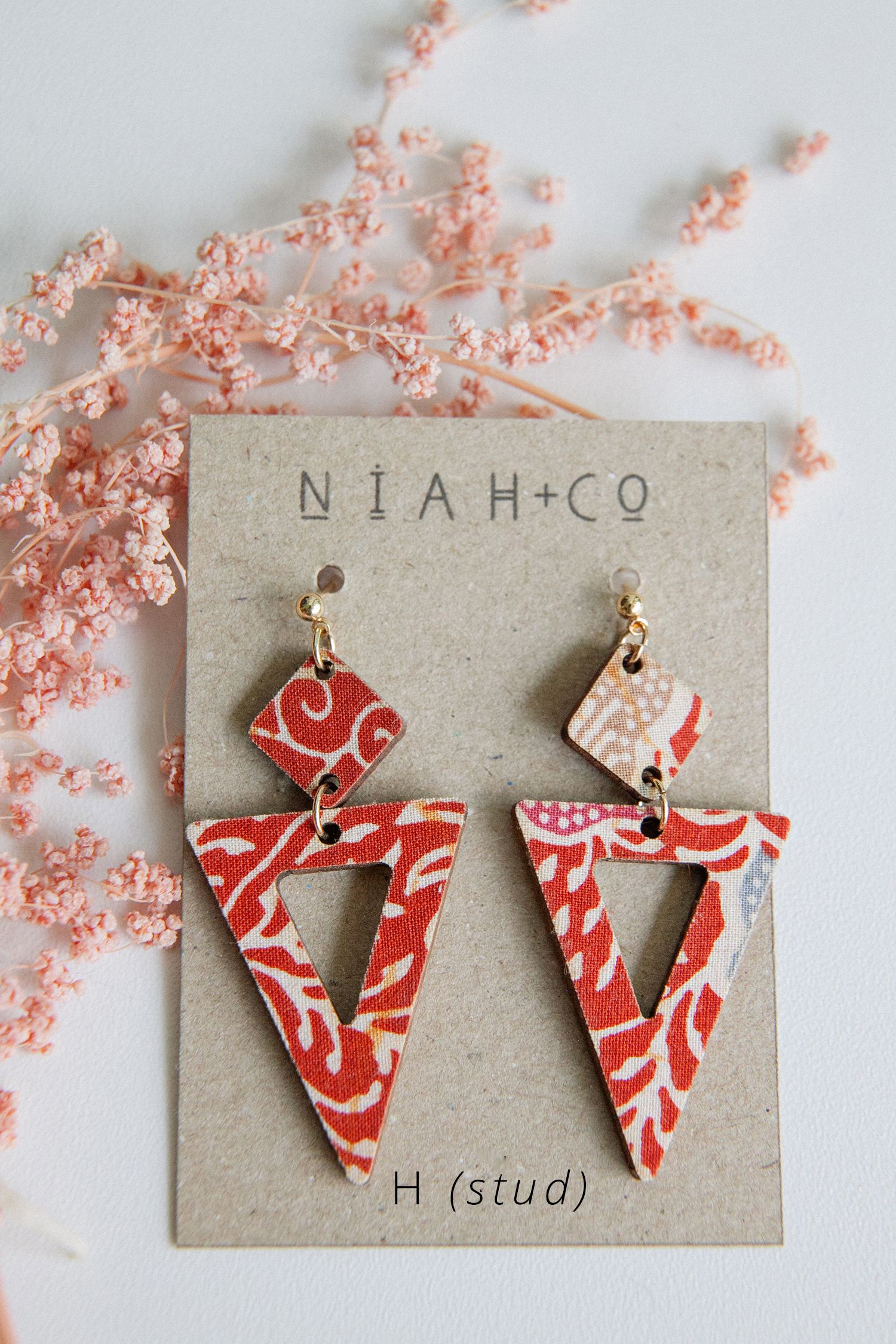 Niah+Co Batik _Earrings_Wooden_008