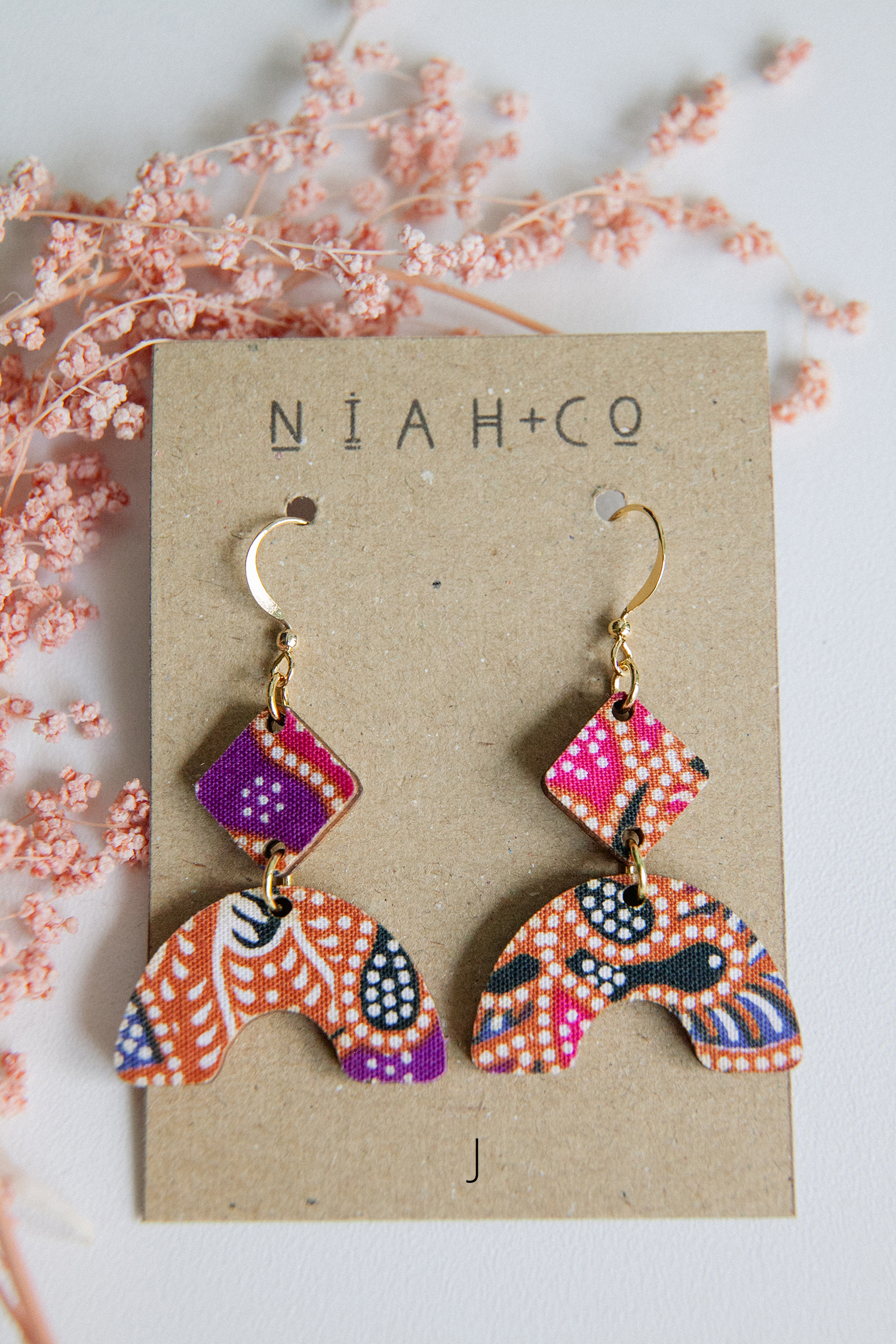 Niah+Co Batik _Earrings_Wooden_010