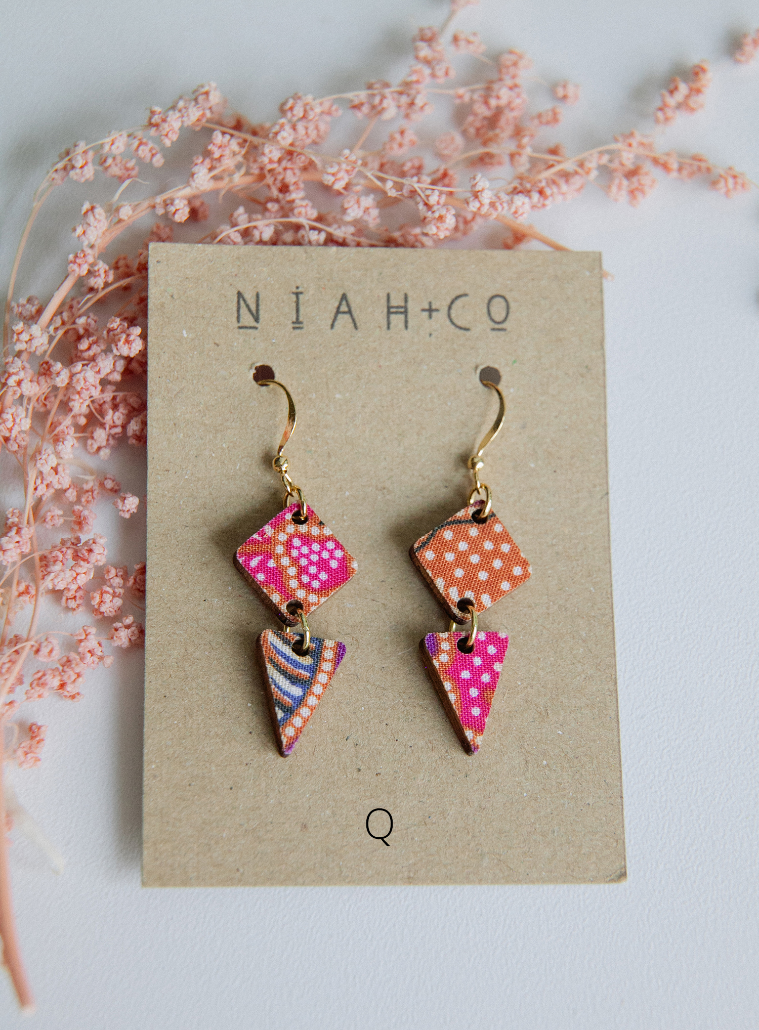 Niah+Co Batik _Earrings_Wooden_017