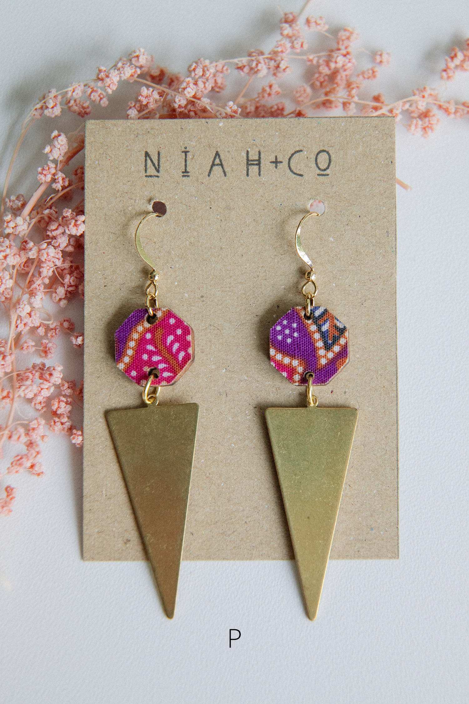 Niah+Co Batik _Earrings_Wooden_016