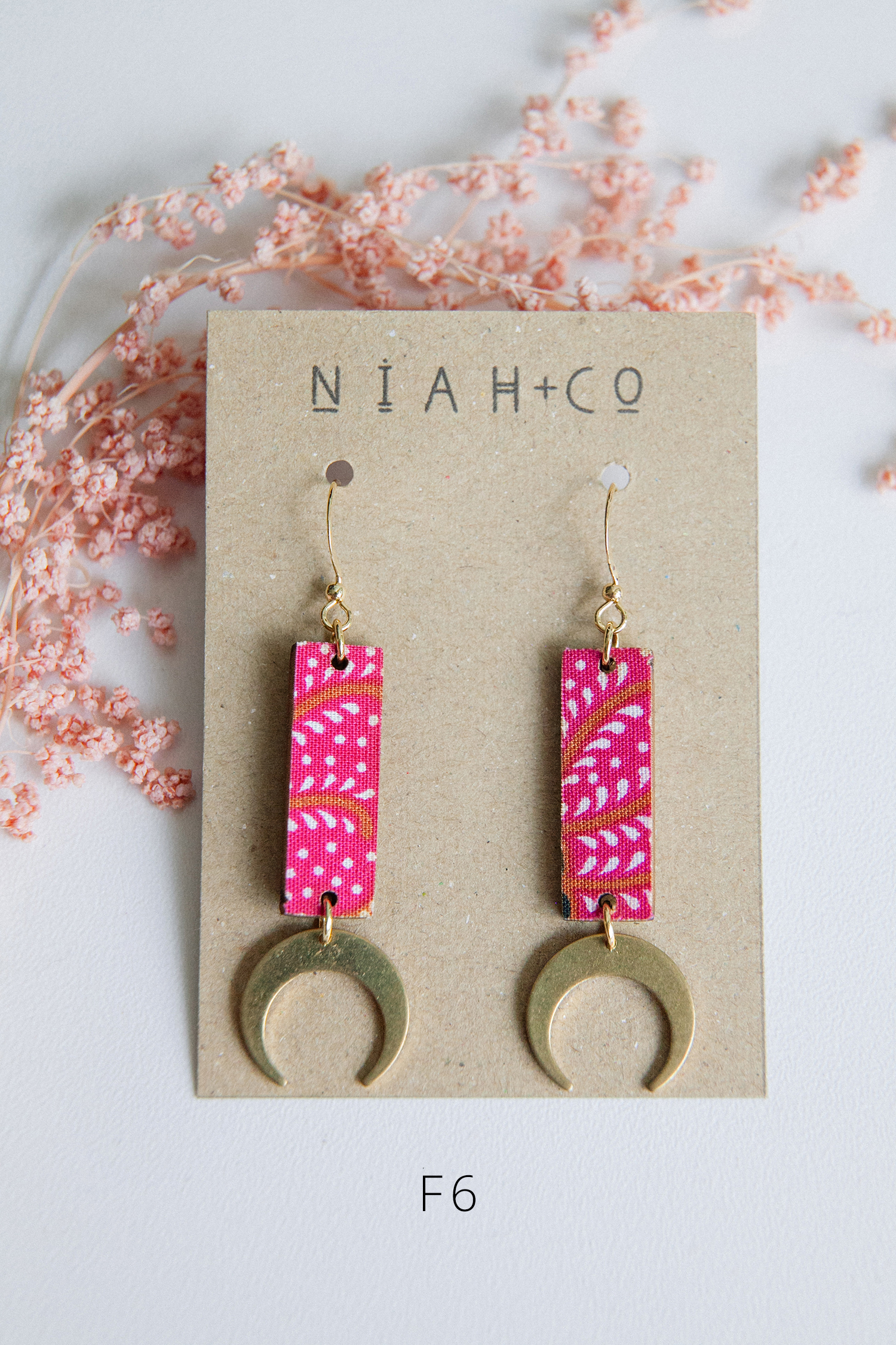 Niah+Co Batik _Earrings_Wooden_032