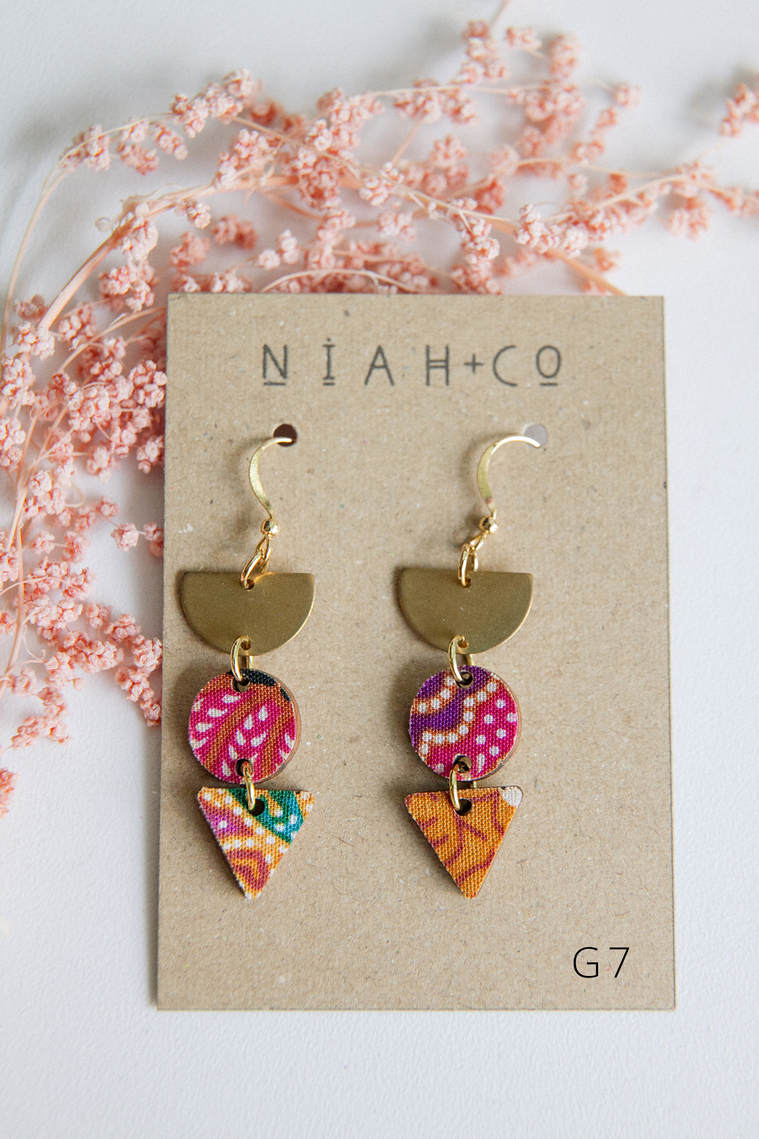 Niah+Co Batik _Earrings_Wooden_033