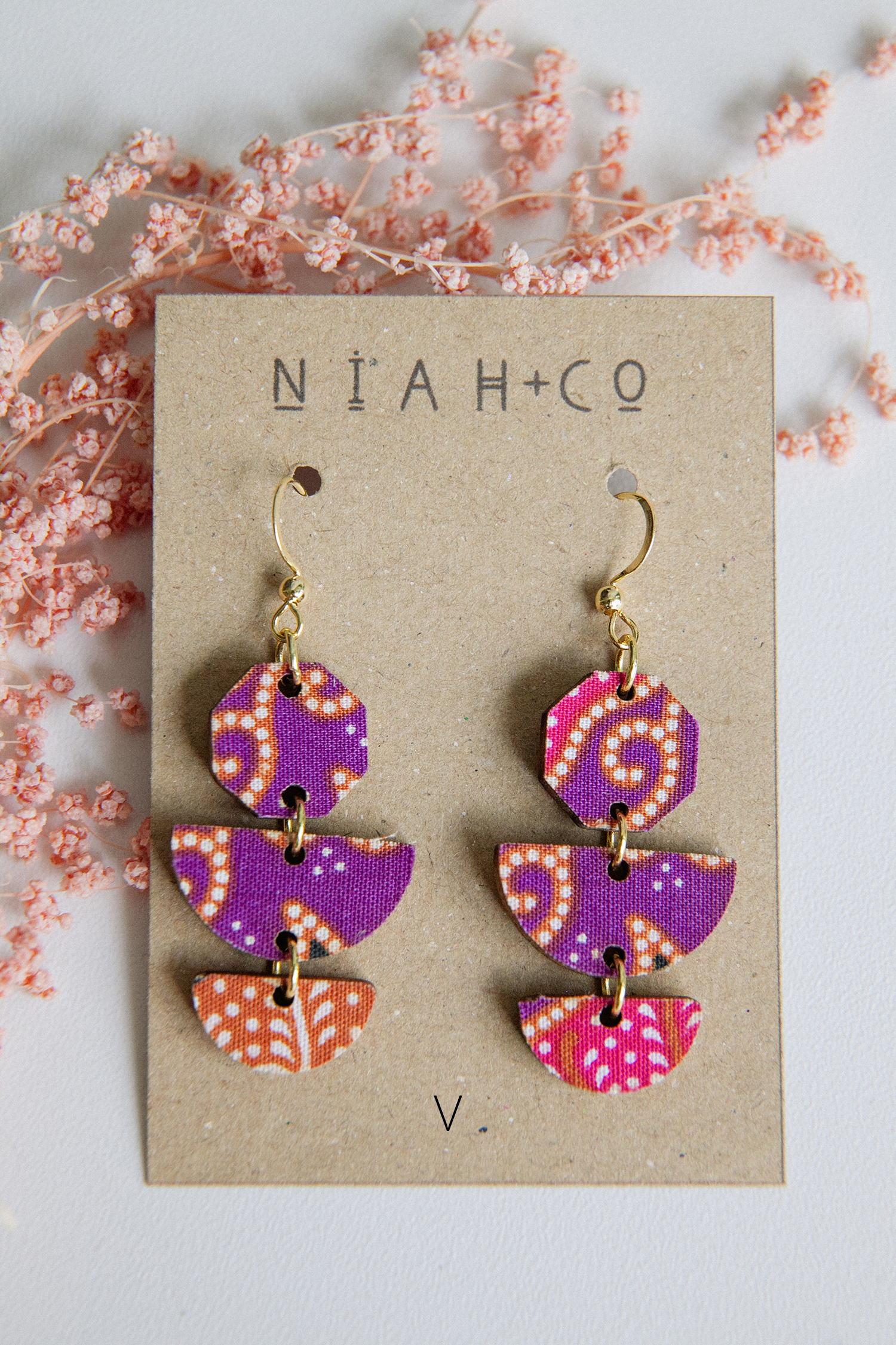 Niah+Co Batik _Earrings_Wooden_022