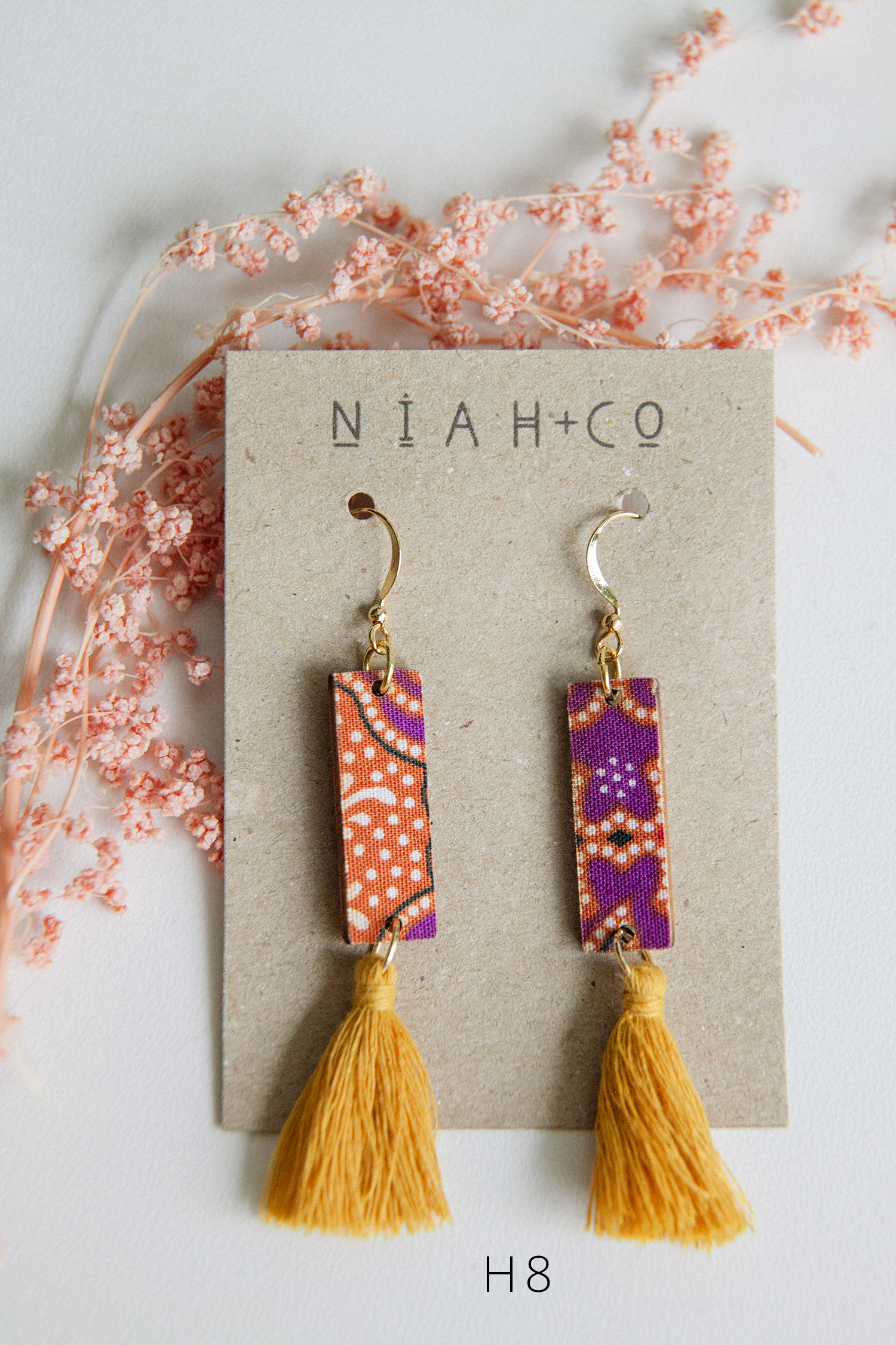 Niah+Co Batik _Earrings_Wooden_034